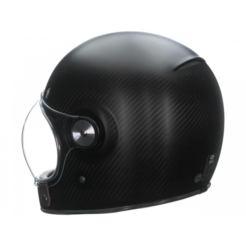 CASQUE MOTO BELL BULLIT CARBON SOLID NOIR MAT