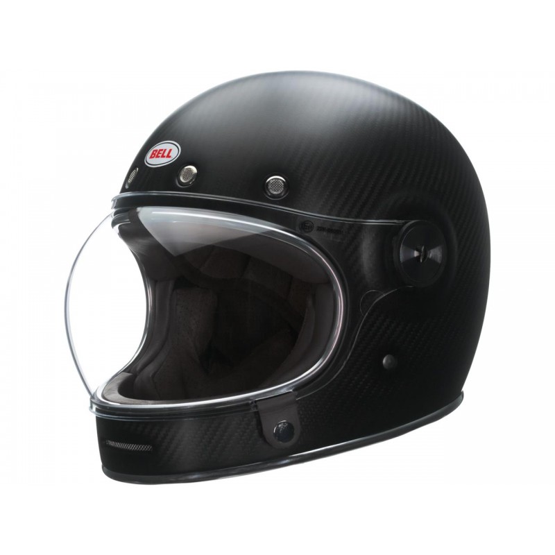 CASQUE MOTO BELL BULLIT CARBON SOLID NOIR MAT
