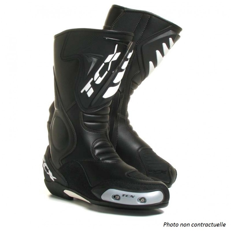 VUE FABRICANT NEUF , BOTTES RACING TCX SS SPORT NOIRES