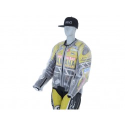 VESTE IMPERMEABLE R&G RACING TRANSPARENTE
