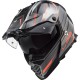 CASQUE LS2 MX436 PIONEER EVO KNIGHT TITANIUM ORANGE