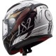 CASQUE LS2 FF353 RAPID BOHO WHITE BLACK PINK