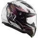 CASQUE LS2 FF353 RAPID BOHO WHITE BLACK PINK