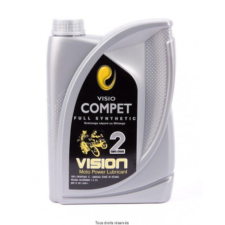 HUILE 2T 100% SYNTHESE - GRAISSAGE SEPARE VISION 1L