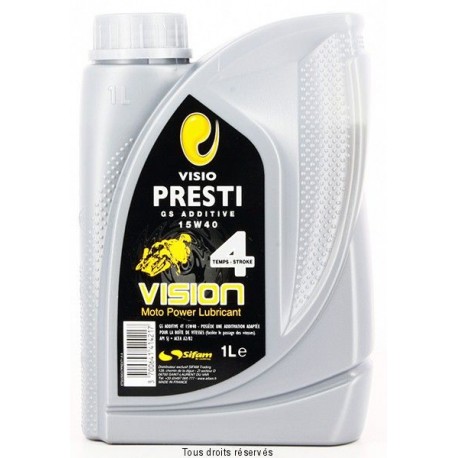 HUILE 4T 15W40 MINERALE GS ADDITIVE VISION 1L