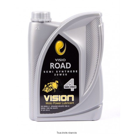 HUILE 4T 20W50 SEMI SYNTHESE VISION 2L