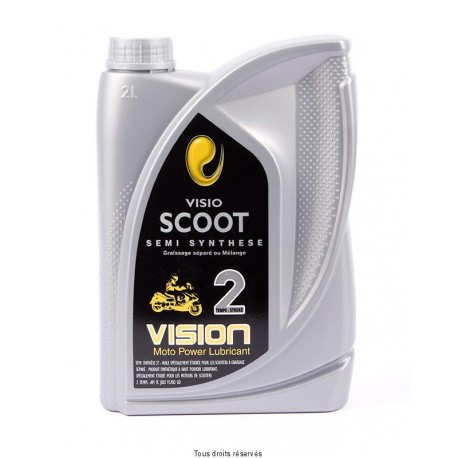 HUILE 2T SEMI SYNTHESE - GRAISSAGE SEPARE VISION 2L