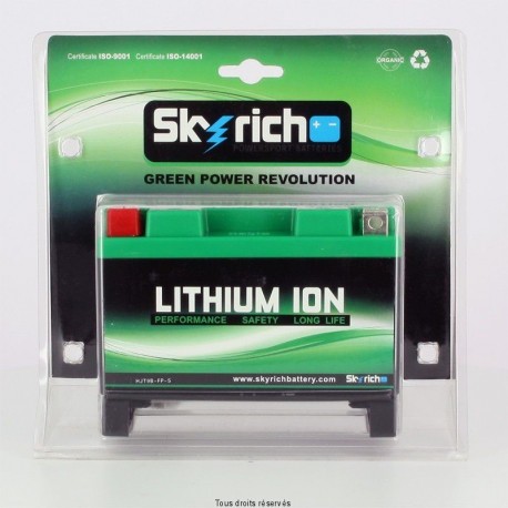 BATTERIE LITHIUM SKYRICH YT9B-BS / HJT9B-FP-S