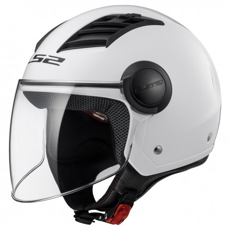 CASQUE LS2 OF562 AIRFLOW GLOSS WHITE LONG